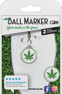 Cannabis Leaf Ballmarker